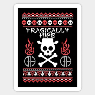 tragically hips happy x Sticker